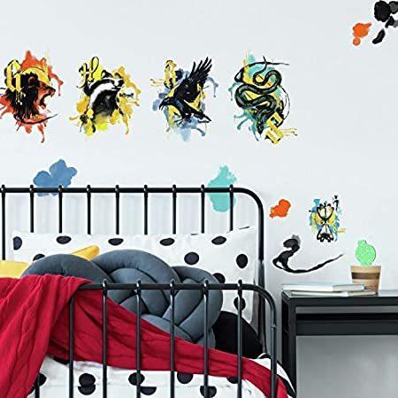 特別価格roommates Rmk4149scs Rmk4149scs ハリー ポッター 内装 ホグワーツハウス T R 剥がして貼れるウォールデカール