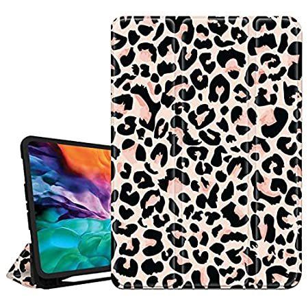 定番の冬ギフト iPad 特別価格Hepix Pro Hol好評販売中 Pencil with 2018 2020 Cheetah Print Leopard Case Inch 11 iPadケース
