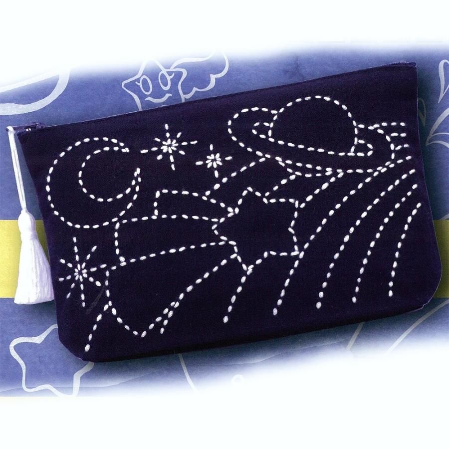 宇宙 刺し子 キット オリムパス 篠原ともえ Design ポーチ 白 Sk 348 刺し子 こぎん材料 セイカ堂小売部 通販 Yahoo ショッピング