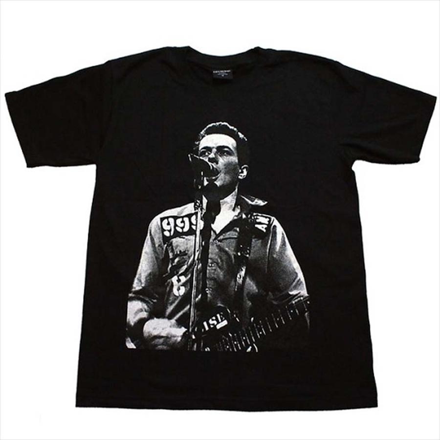 Joe Strummer/ジョー・ストラマー The Clash/ザクラッシュ ボーカリスト プリントTシャツ ブラック 男女兼用