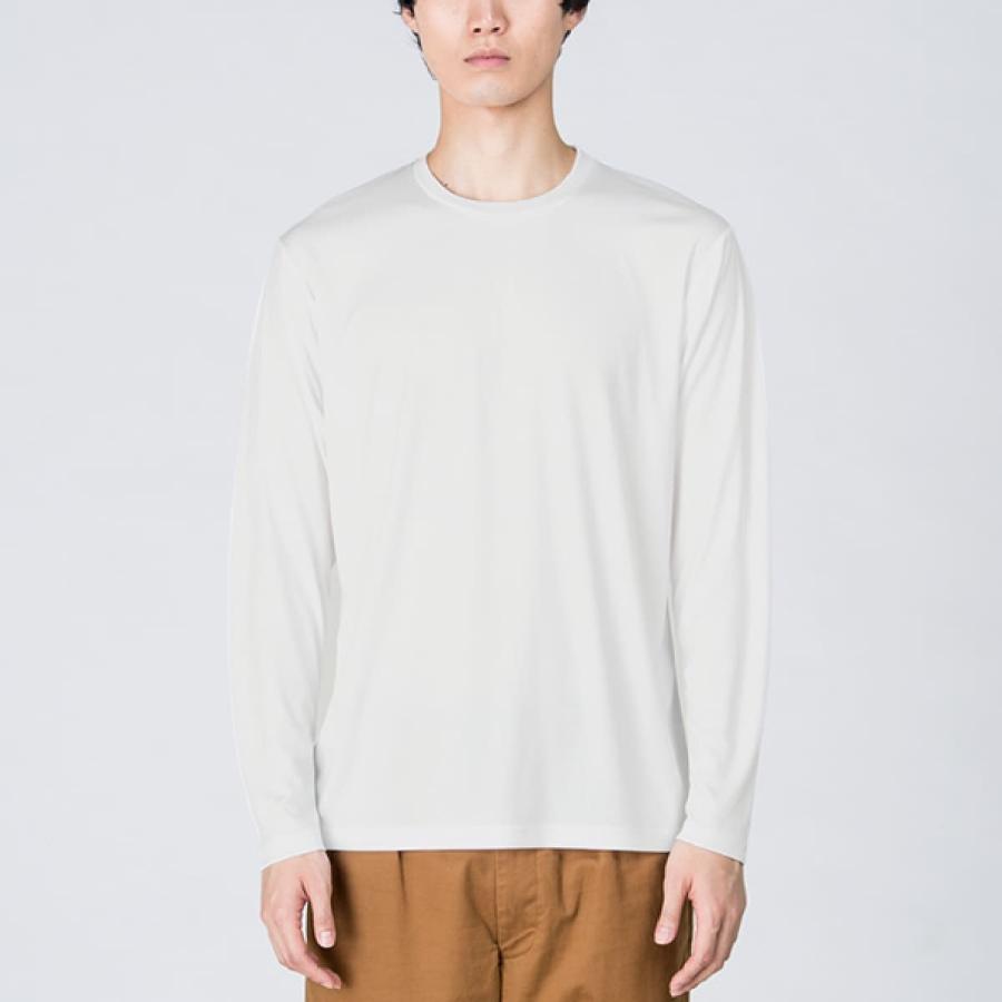 glimmer（グリマー） ドライ 長袖 tシャツ メンズ 無地 3.5oz インター