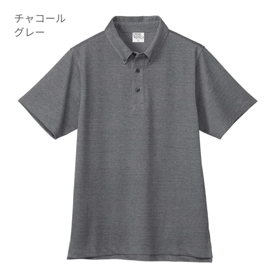 CROSS & STITCH ポロシャツ 半袖 CROSS STITCH 5.9oz クロススティッチ