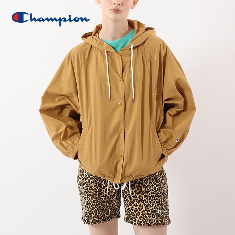 Champion（チャンピオン） ブルゾン レディース 無地 長袖 HOODED SNAP