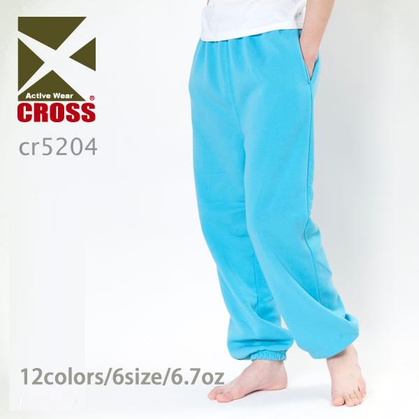スウェット パンツ メンズ 無地 Cross クロス ストリートスウェットパンツ Cr54 下 スポーツ 部屋着 ルームウェア B系 あったか ペアルック カラフル カラー