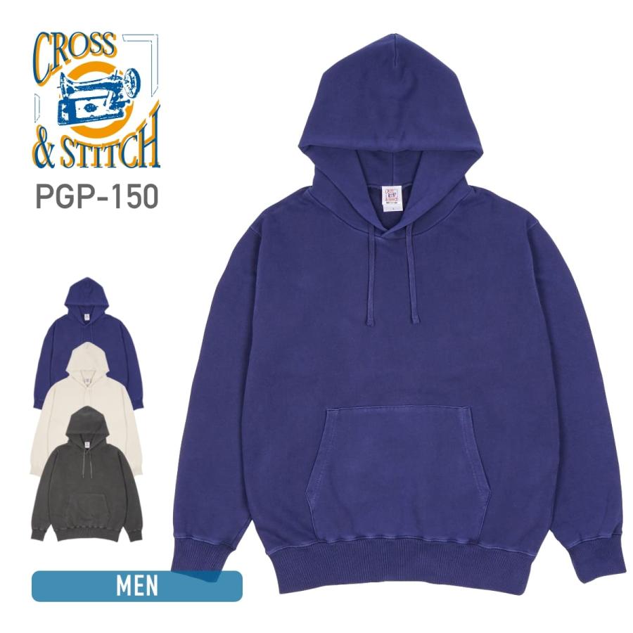 CROSS & STITCH スウェット 無地 メンズ 長袖 CROSS STITCH クロス