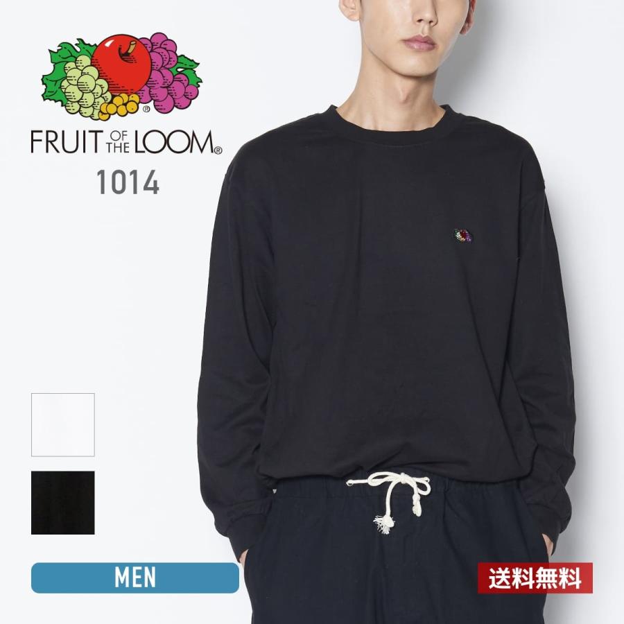 最適な材料 Fruit Of The Loom 8.5oz厚手 ロンTシャツ チャコールL