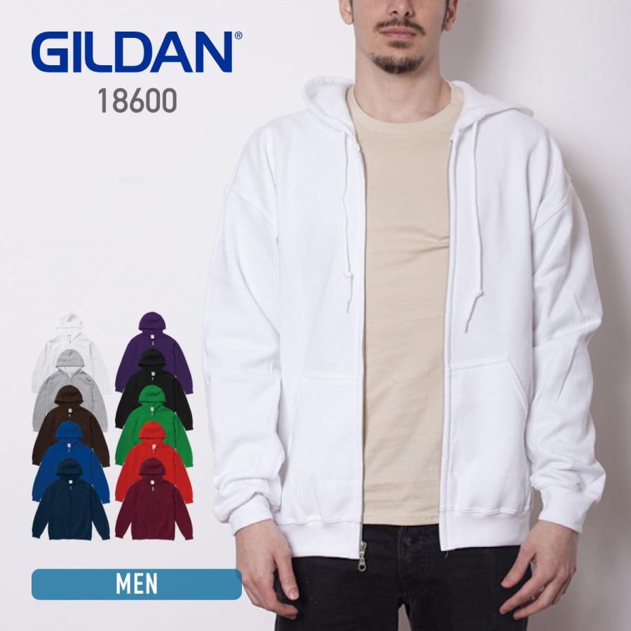 パーカー メンズ 長袖 Gildan ギルダン 8 0 Oz ヘビーブレンド Zipパーカー アメリカンフィット 男女兼用 フルジップ パーカー ジップアップパーカー 秋 冬 ランキング総合1位