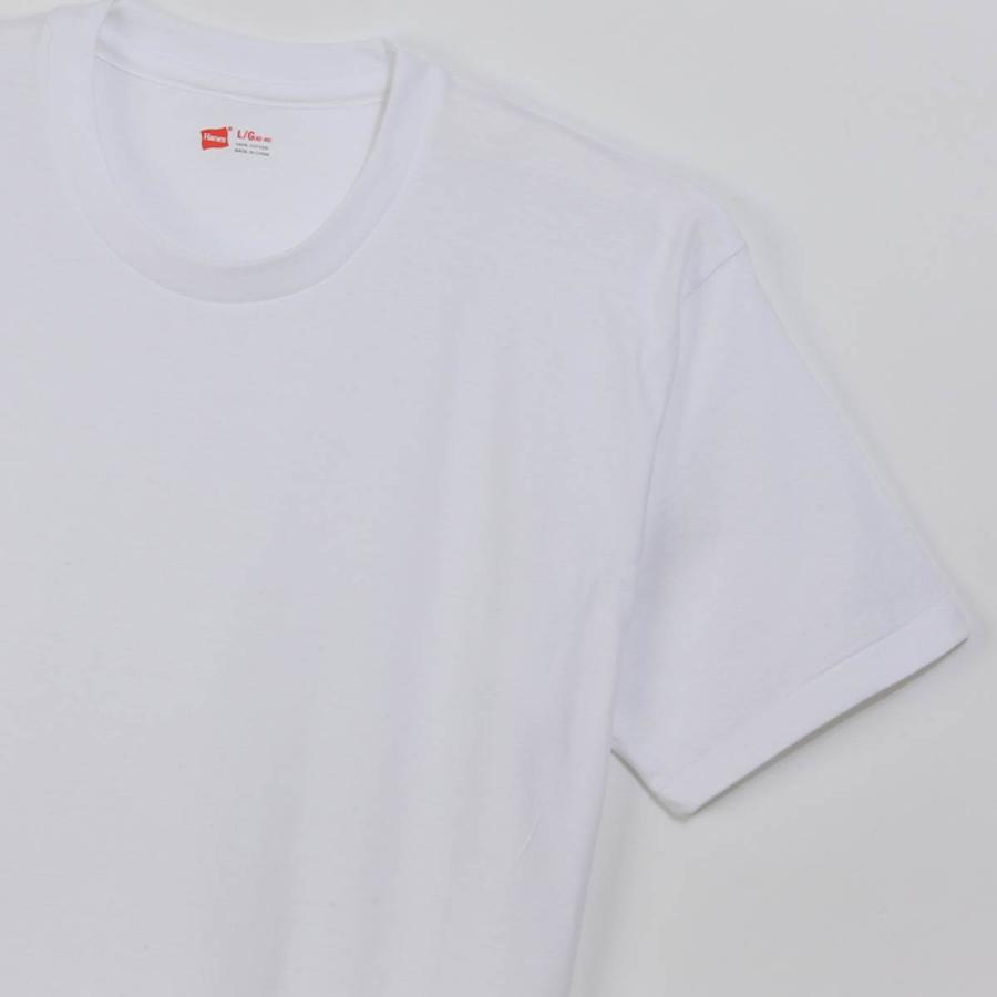 tシャツ メンズ 無地 Hanes ヘインズ 3枚組 アカラベル クルーネック Tシャツ 赤パック HM2135G インナー メンズ 赤パック S M L XL｜t-shirtst｜02