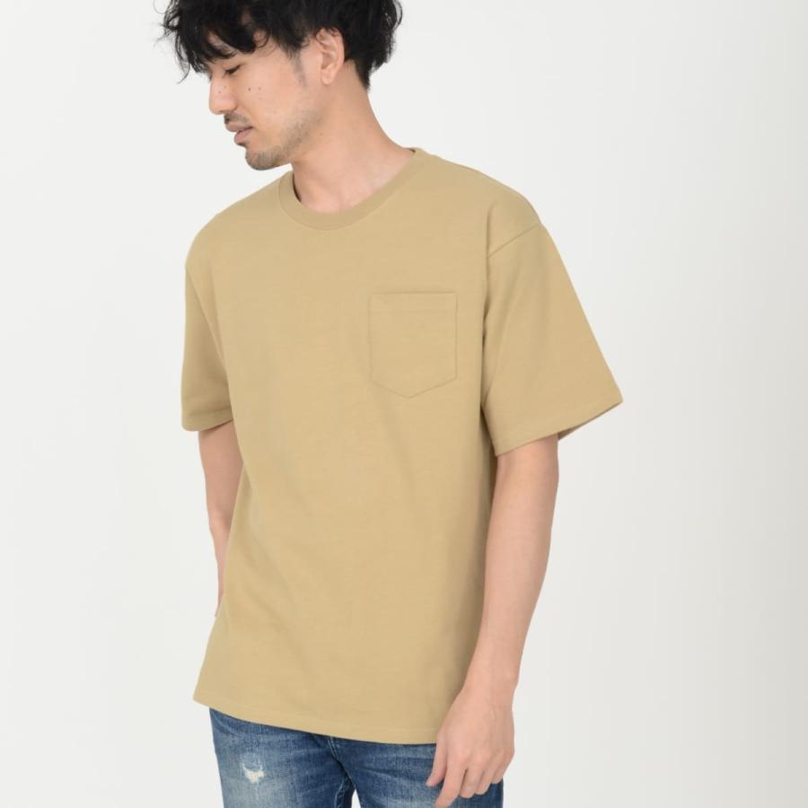 tシャツ メンズ 無地 LIFEMAX ライフマックス 10.2オンス ポケット付き