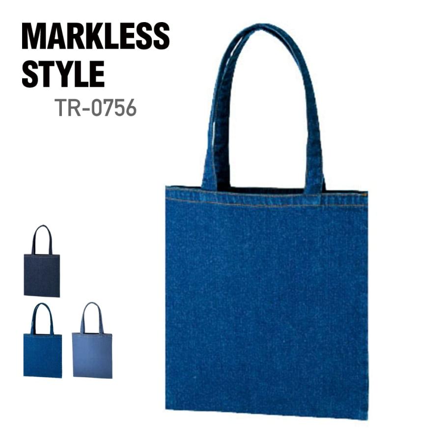 【新品✳︎未使用】メルシー Merci ロゴ入り デニムトートバッグ Merci メルシー トートバッグ フランス パリ コットン ブラック