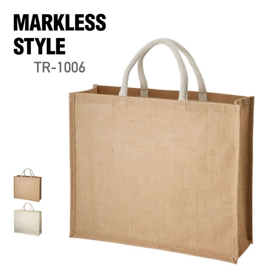 バッグ MARKLESS STYLE マークレススタイル ジュート スクエアトート
