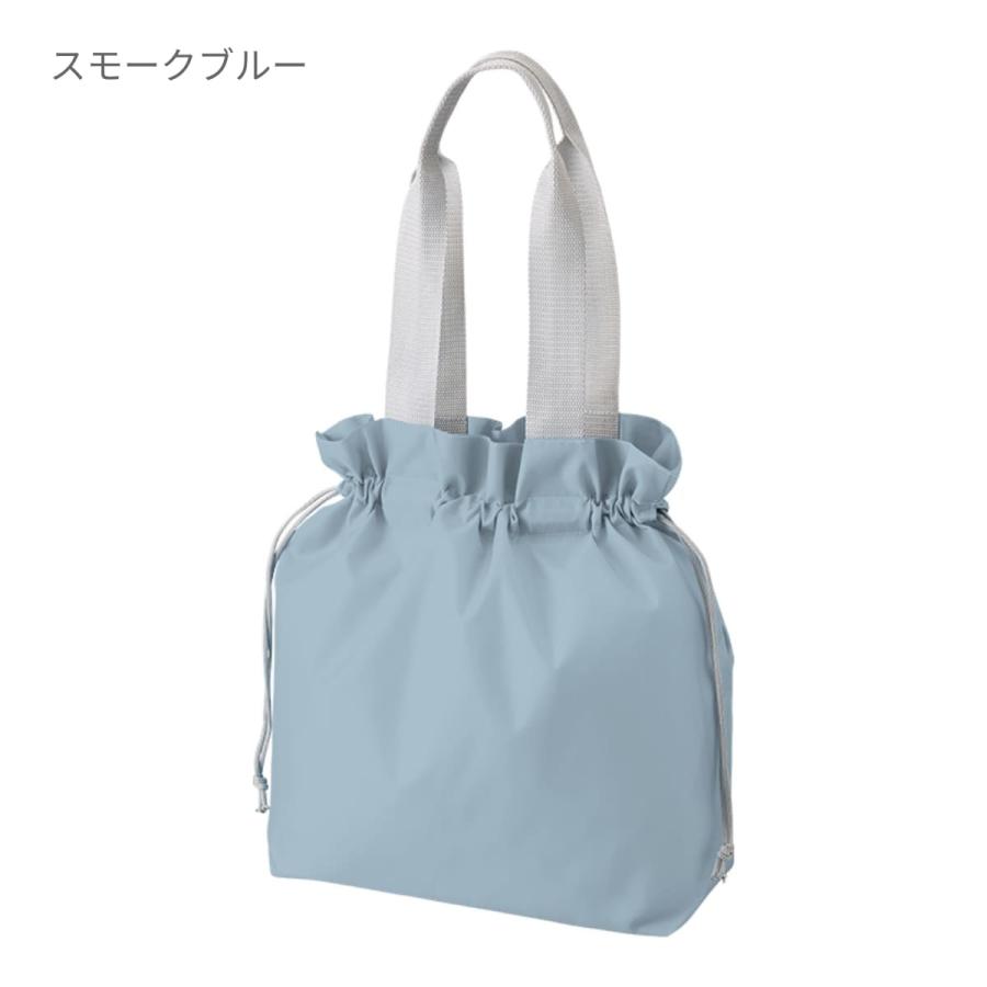 バッグ 無地 MARKLESS STYLE マークレススタイル ポリ巾着トート(M) TR