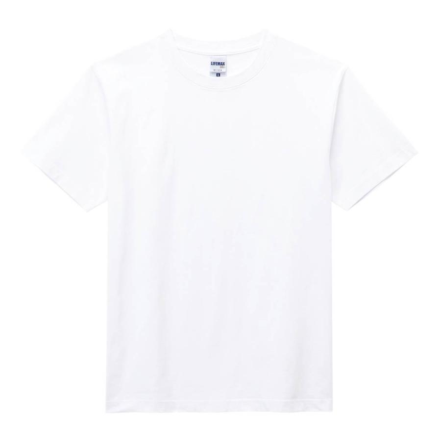 Tシャツ メンズ 無地 LIFEMAX ライフマックス 6.2オンス ヘビーウェイト ホワイト MS1148 厚手 運動会 文化祭 イベント ユニフォーム チーム Tシャツ XS-XXXL｜t-shirtst｜11