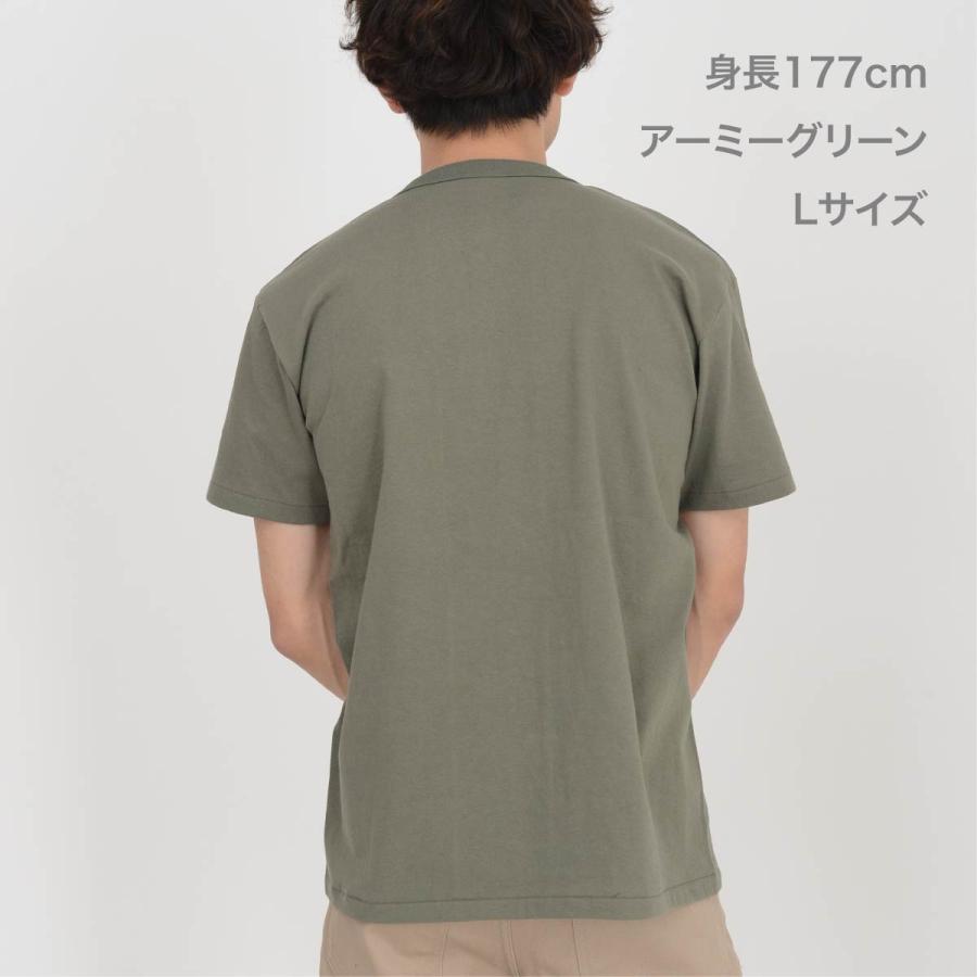 tシャツ メンズ 半袖 無地 CROSS STITCH クロススティッチ 6.2オンス オープンエンド マックスウェイト ヘンリーネックTシャツ oe1120 男女兼用 s-xl｜t-shirtst｜17