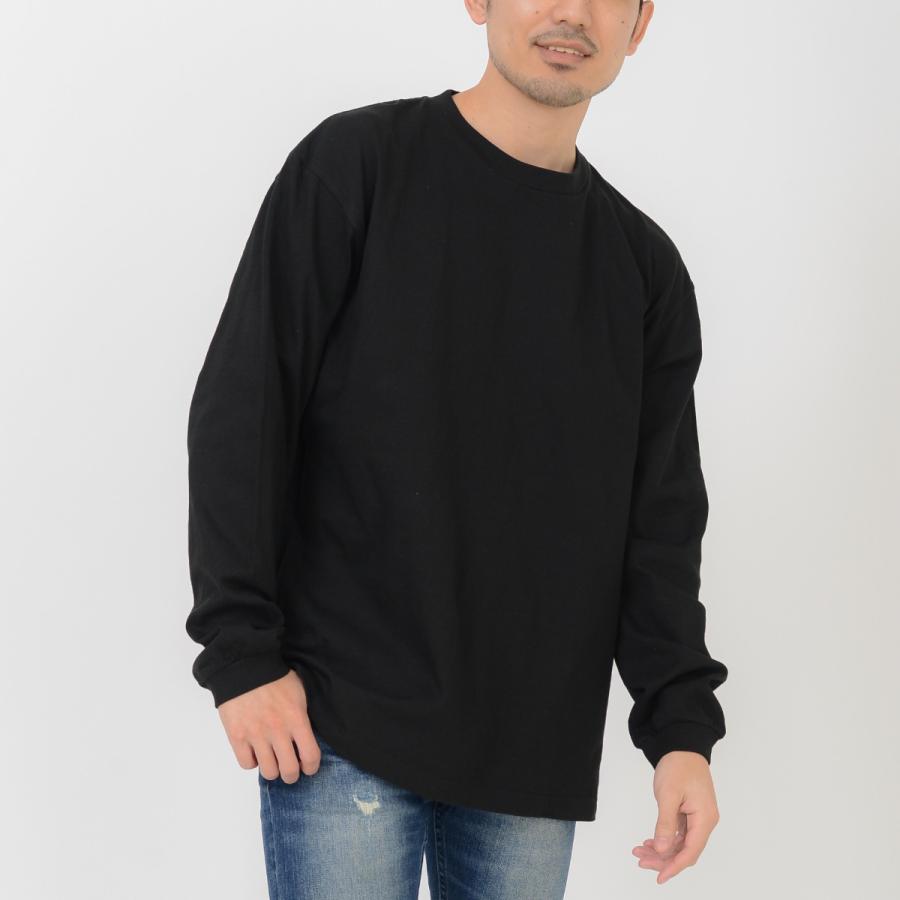 【早い者勝ち❗️】stone 長袖 ロンT ロングTシャツ ブラックL Printstar ロンT 無地 メンズ 長袖 プリントスター 5.6オンス