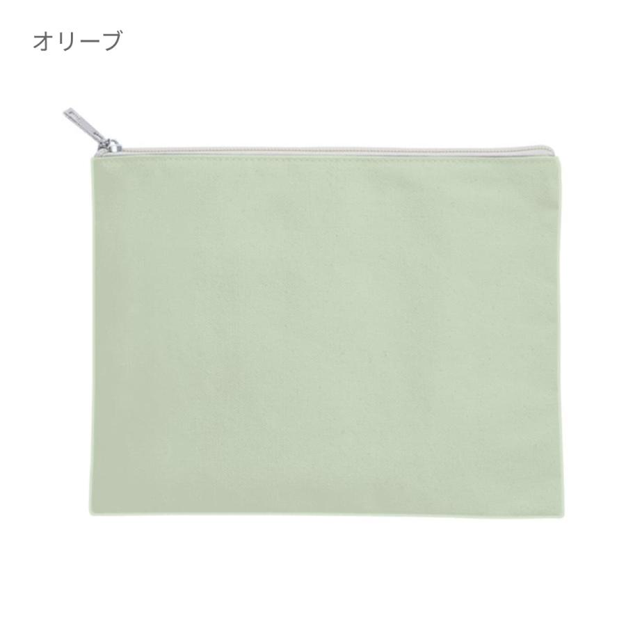 ポーチ 無地 MARKLESS STYLE マークレススタイル キャンバス フラット