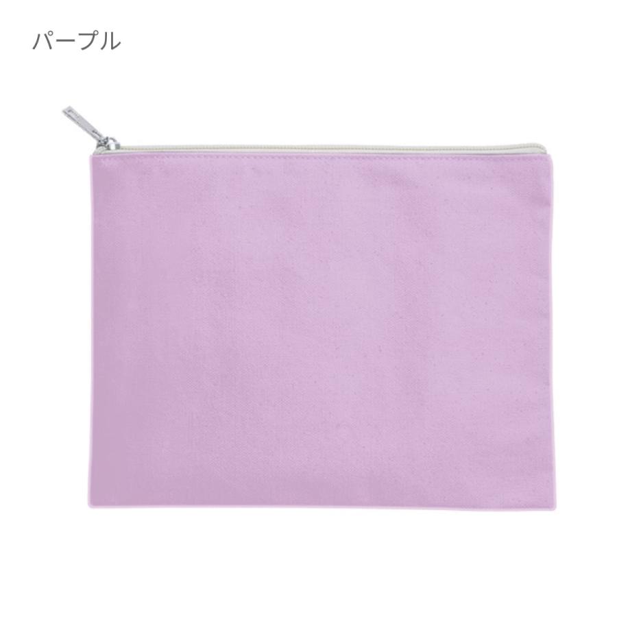 ポーチ 無地 MARKLESS STYLE マークレススタイル キャンバス フラット
