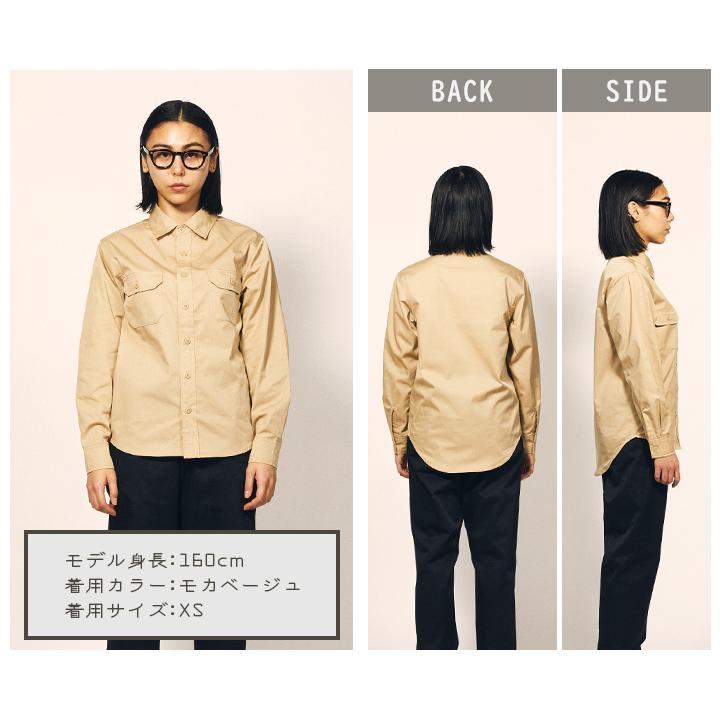 United Athle ワークシャツ メンズ 長袖 レディース 無地 ポケット