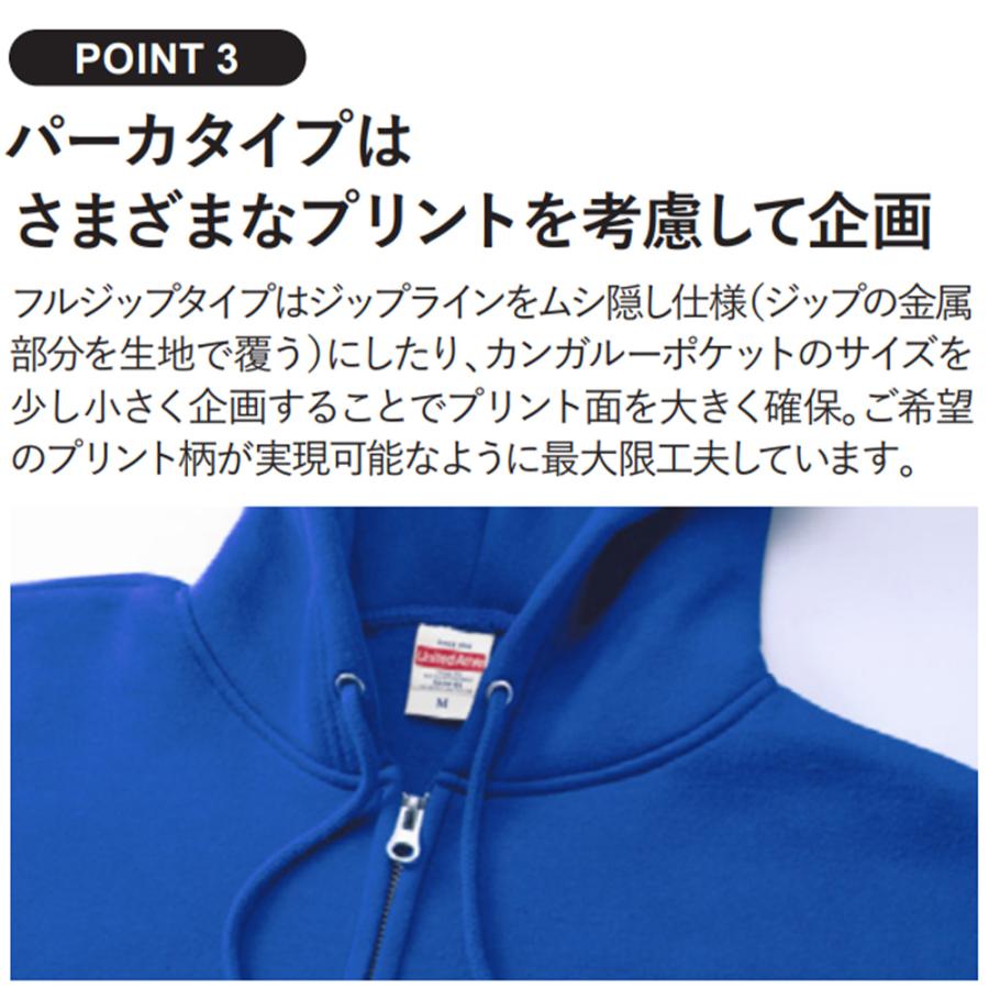 UnitedAthle - 青パーカー 裏起毛 レディース きれいめ トップス お洒落 ロゴ 青パーカー お United Athle（ユナイテッドアスレ） パーカー メンズ レディース 無地
