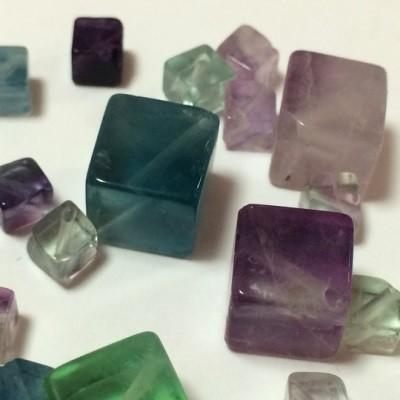 天然石・フローライトのキューブ（大） : 色彩キューブ - 通販 - Yahoo
