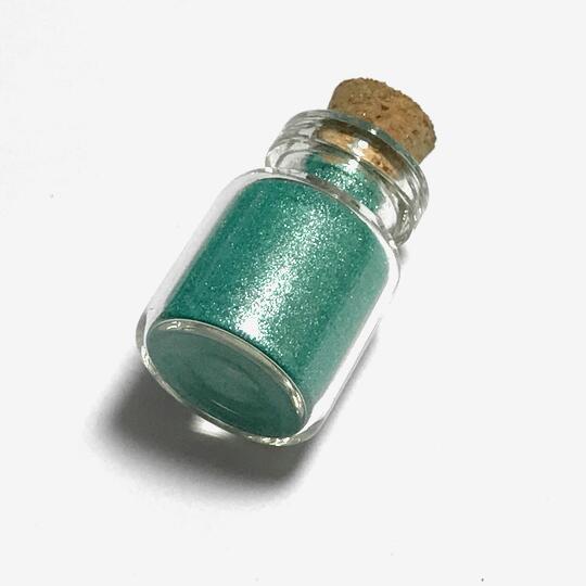 パール顔料パウダー エメラルドグリーン オーロラ 緑 着色剤 超微粒子