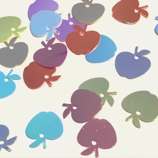 林檎のホログラムc ミルキー オーロラ カラーミックス リンゴ りんご レジン封入 果物 フルーツ ハンドメイド パーツ Ringoc 色彩キューブ 通販 Yahoo ショッピング
