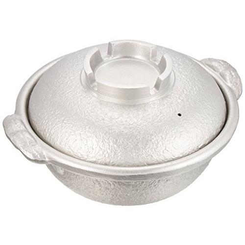 お待たせ! 土鍋 遠藤商事 QDN01027 日本製 アルミ製 (白仕上風) 27cm 業務用 土鍋
