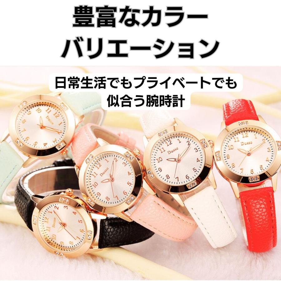 腕時計 レディース レディース腕時計 3気圧防水 レザーベルト 強化ガラス 電池長持ち オフィス シンプル かわいい 20代 30代 40代 ZII |  | 11