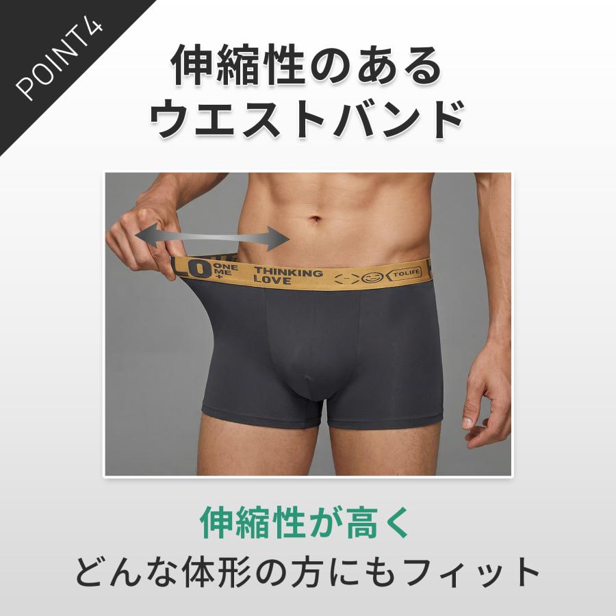 ボクサーパンツ メンズ 下着 4枚 セット ボクサーブリーフ 大きい