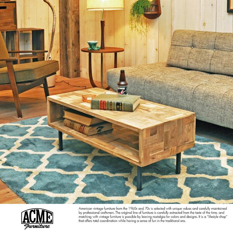 コーヒーテーブル 木製 無垢 高さ40cm ローテーブル ACME Furniture アクメファニチャー TROY コーヒーテーブル