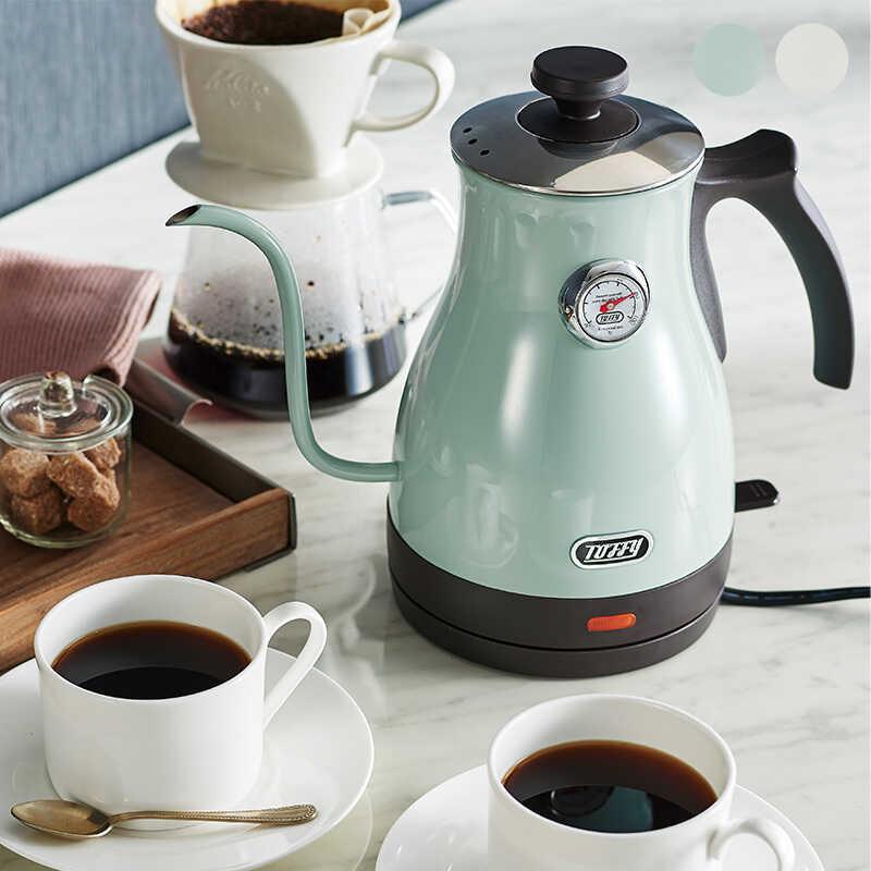 電気ケトル おしゃれ かわいい 電気ポット コーヒーケトル 細口 ドリップケトル Toffy トフィー 温度計付き電気ケトル Mnr 0261 メンズバッグ専門店 紳士の持ち物 通販 Yahoo ショッピング