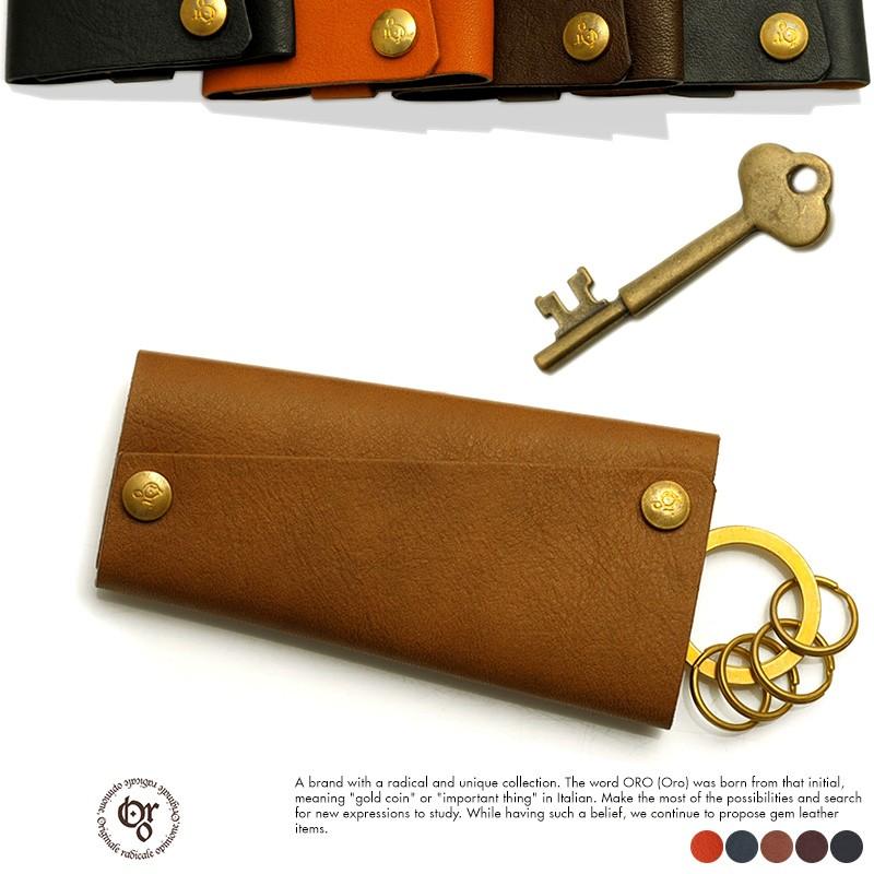 キーケース メンズ 薄い レザー 本革 日本製 Oro Mts 1041 メンズバッグ専門店 紳士の持ち物 通販 Yahoo ショッピング