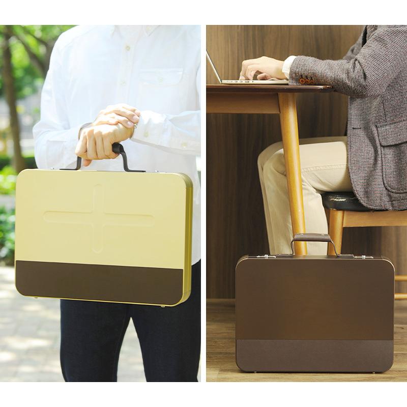 BOTTEGA VENETAの黒と茶色の小型アタッシュケースケース BOTTEGA VENETAの黒と茶色の小型アタッシュケースケース 楽天