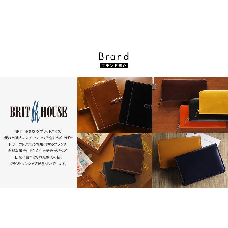 BRIT HOUSE ヤギ革ブックカバー メンズ ブックカバー 文庫 本革 日本製