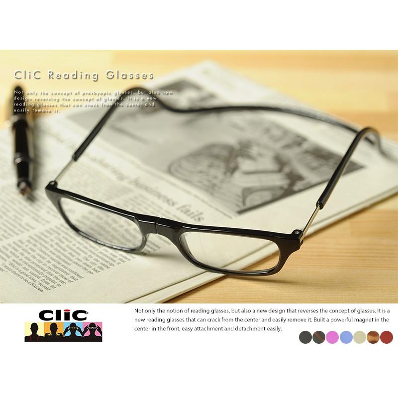 老眼鏡 おしゃれ 首掛け CliCreader クリックリーダー レギュラー
