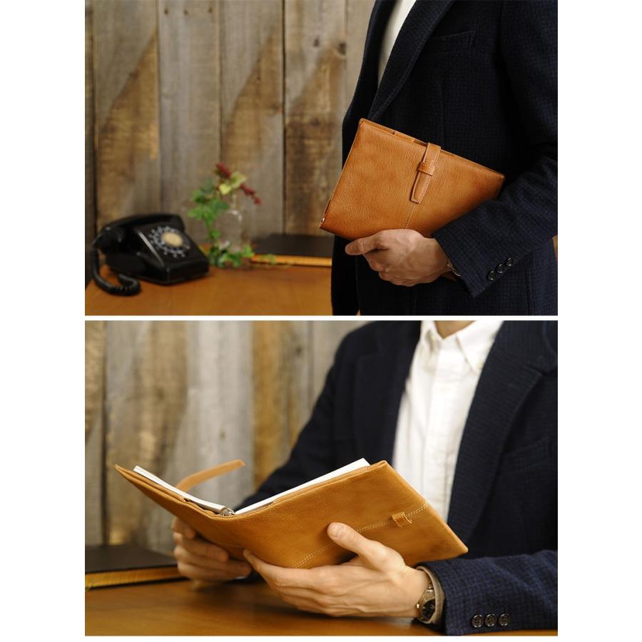 BRIT HOUSE ヤギ革システム手帳 A5サイズ 本革 日本製 メンズ TG-3020