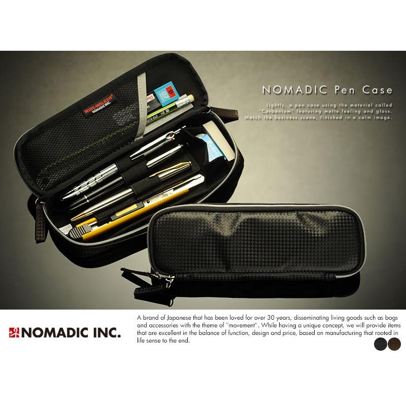Nomadic ノーマディック カーボン調二階建てペンケース メンズ ビジネス 大容量 仕切り Pf 05 Mts 2655 メンズバッグ専門店 紳士の持ち物 通販 Yahoo ショッピング