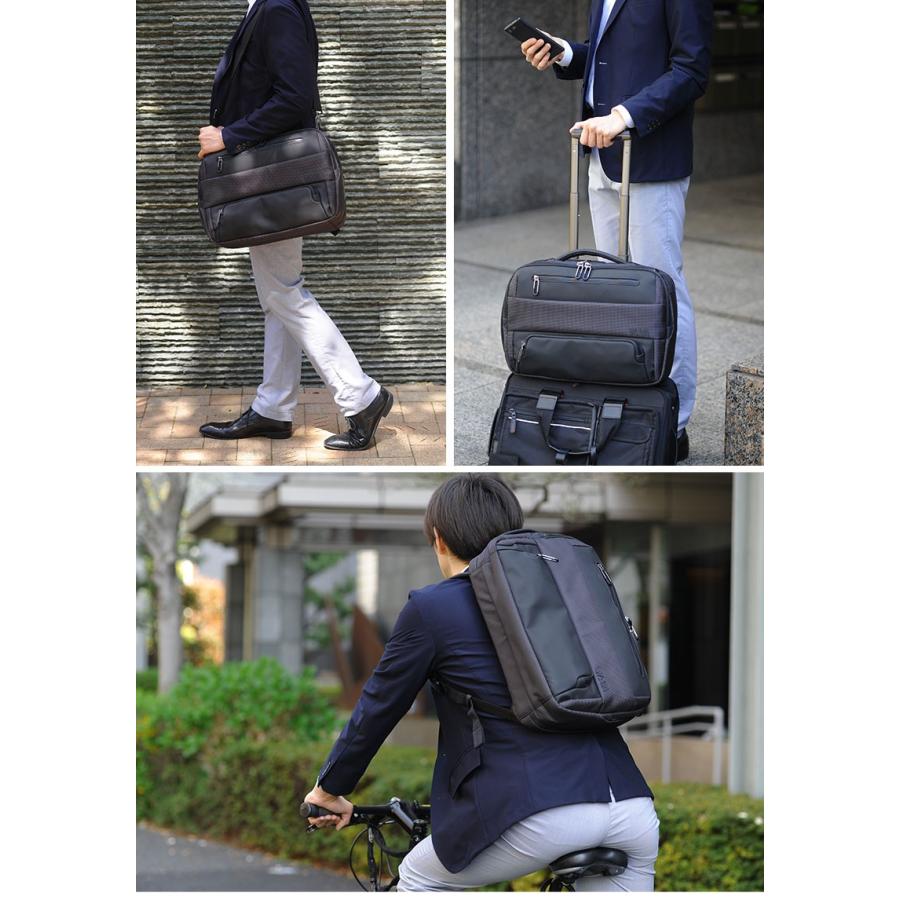 メンズ ビジネスバッグ NAVA Design 3way リュック B4 ナイロン パソコン GT069 mens business bag｜t-style｜05