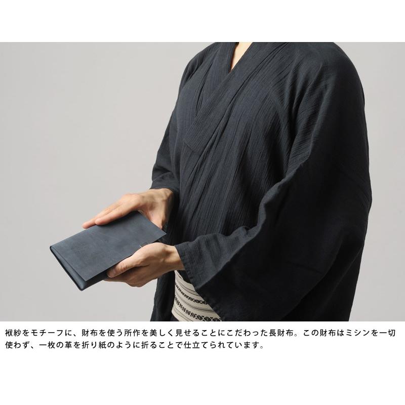 所作 shosa 長財布 革 メンズ オイルヌバック 本革 財布 日本製 和風