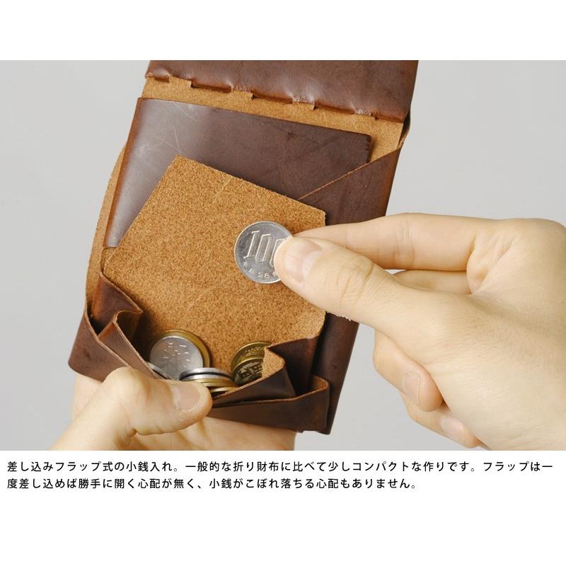 所作 財布 shosa 二つ折り財布 メンズ 本革 2.0 ブライドルレザー 薄い