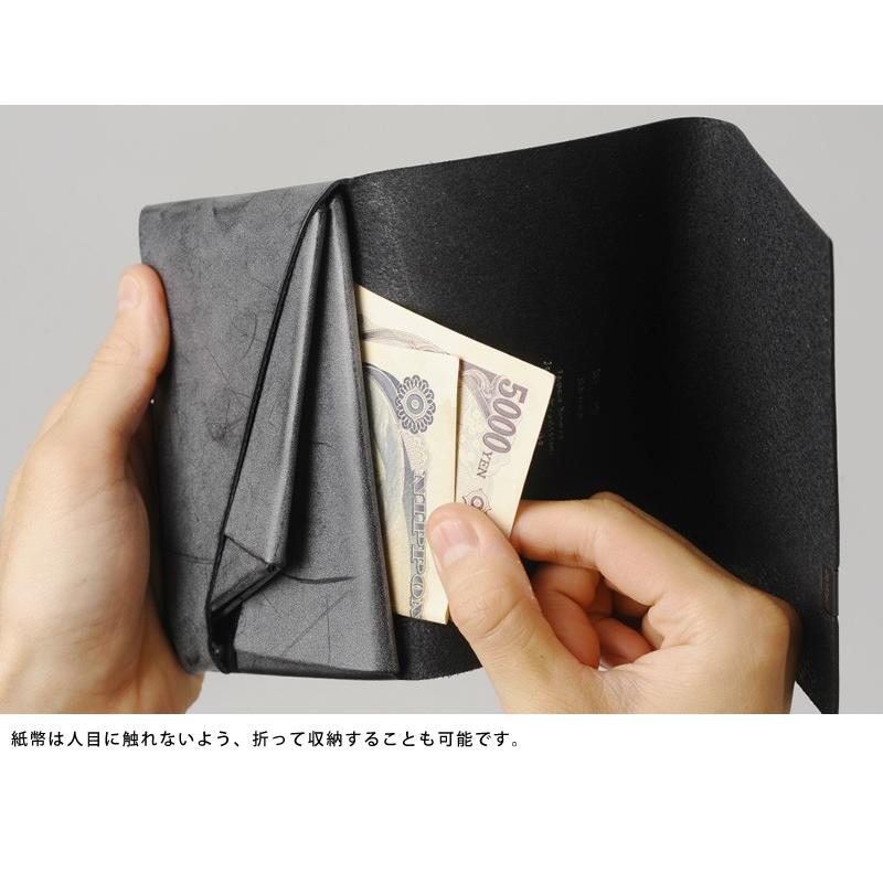 所作 財布 shosa 二つ折り財布 メンズ 本革 1.0 ブライドルレザー 薄い