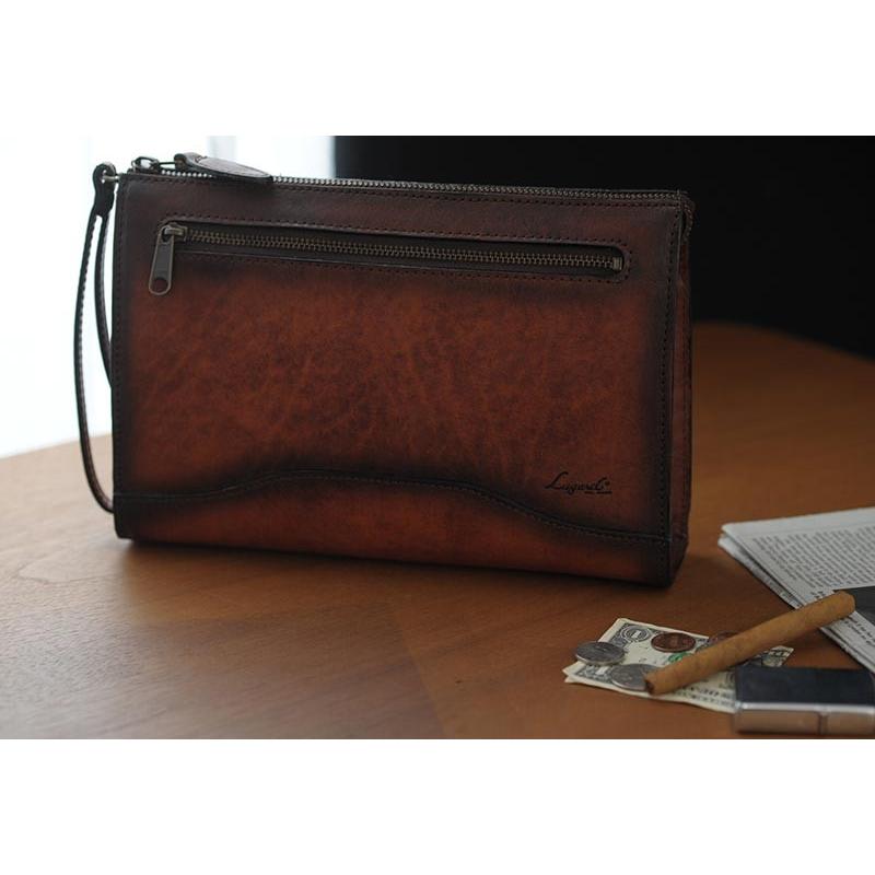 Luggage AOKI 1894 セカンドバッグ メンズ 本革 青木鞄 Lugard