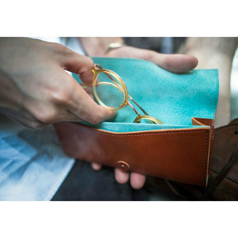 DIFFUSER 封筒型メガネケース 本革 メンズ 日本製 老眼鏡 ケース