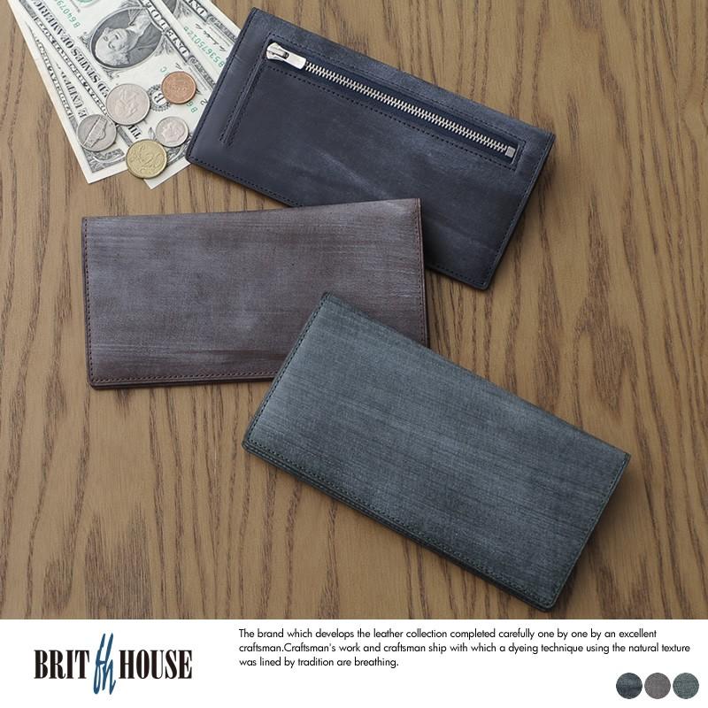 Brit House ブライドルレザー スリム長財布 小銭入れあり メンズ 日本製 本革 Mts 3003 メンズバッグ専門店 紳士の持ち物 通販 Yahoo ショッピング