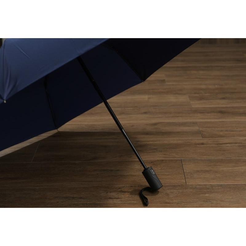 折りたたみ傘 自動開閉 軽量 Ramuda メンズ 強力撥水 レインドロップ レクタス 8本骨 58cm Wジャンプ  日本製 高級 雨傘｜t-style｜09