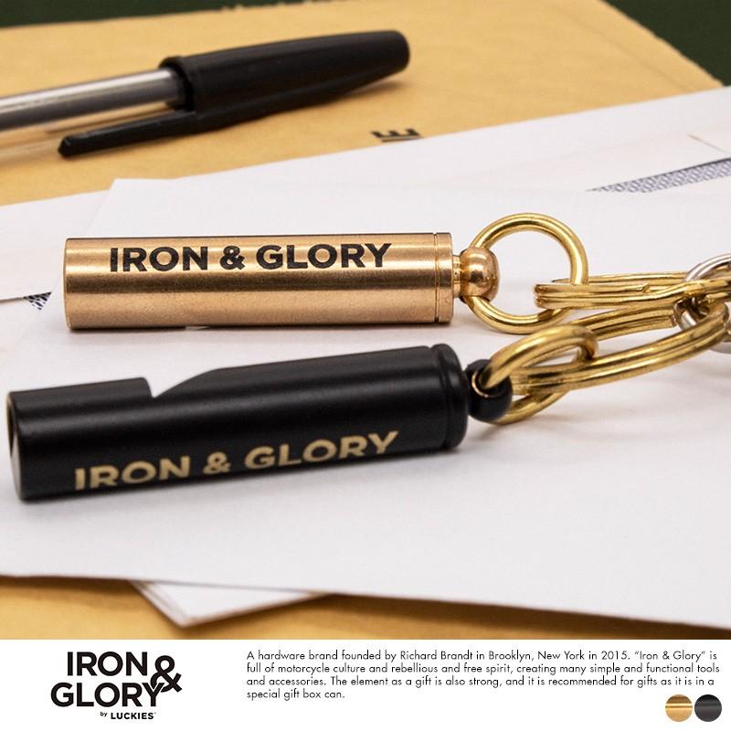 ホイッスル キーホルダー Iron&Glory Blow メタルホイッスル メンズ