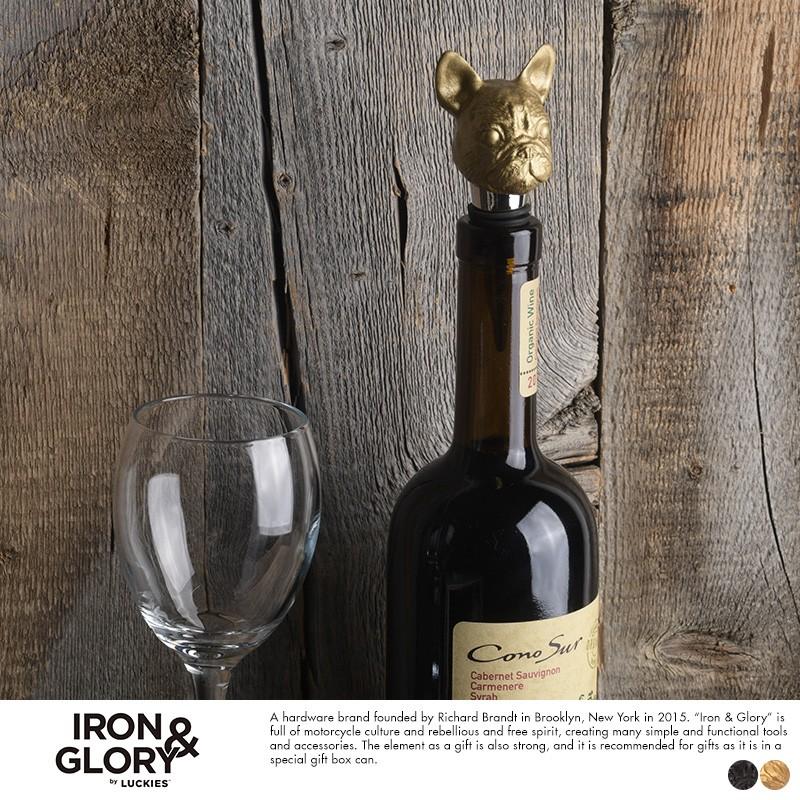 ワインストッパー IronGlory ワイン ボトル ストッパー ブルドッグ Wine Canine ワインキャップ おしゃれ  :mts-3422:メンズバッグ専門店 紳士の持ち物 - 通販 - Yahoo!ショッピング