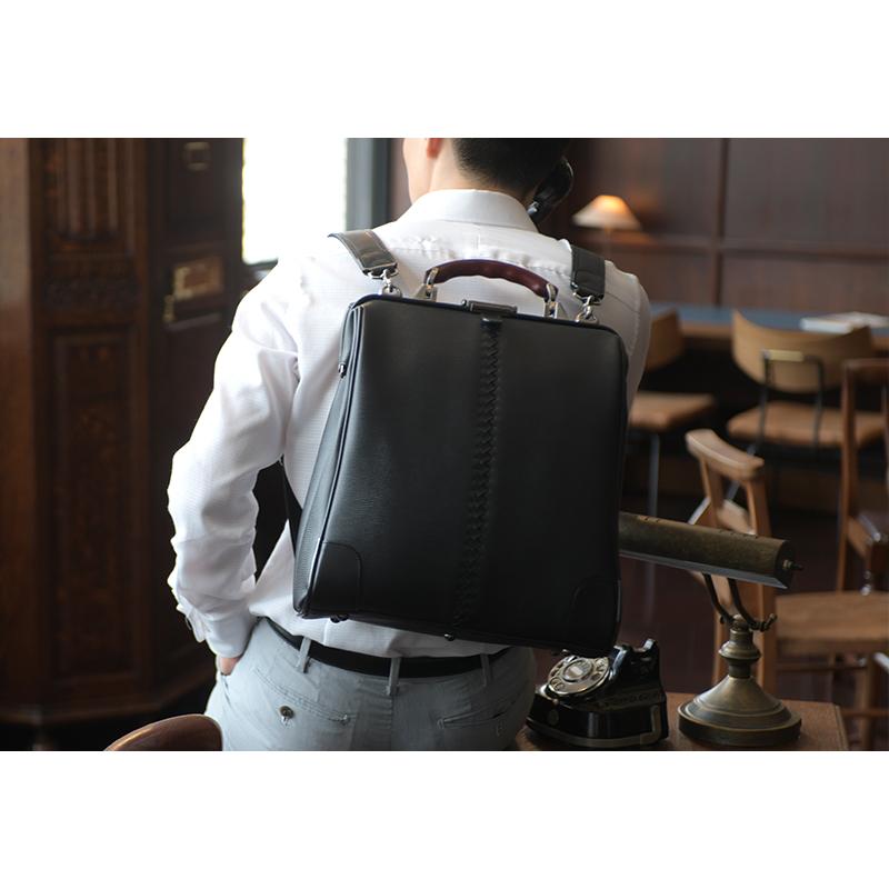 豊岡鞄 × YOUTA 3wayダレスバッグ 縦型 リザードPVC 日本製 豊岡鞄 × YOUTA 3wayダレスバッグ 縦型 リザードPVC 日本製