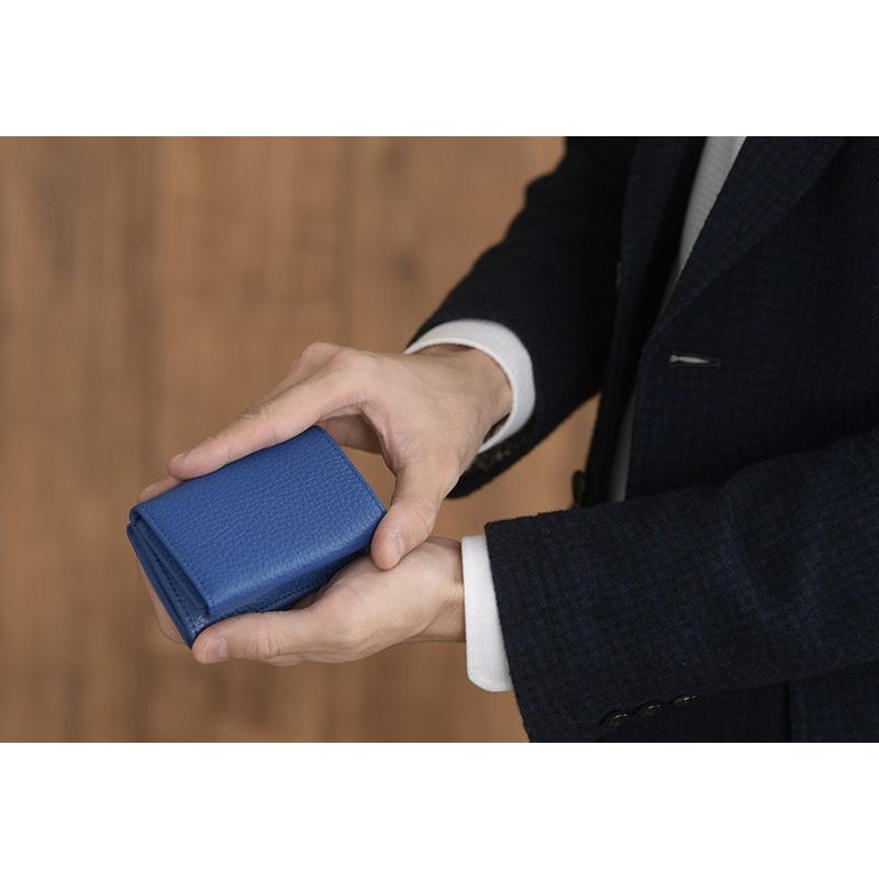 豊岡財布 三つ折り財布 本革 ミニ 小さい anti-mode style Colors 日本