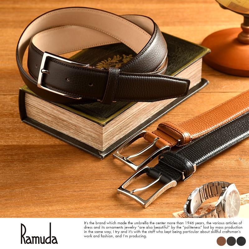 ベルト メンズ 本革 Ramuda 日本製 レザーベルト 35mm幅 ベルト メンズ 本革 Ramuda 日本製 レザーベルト 35mm幅